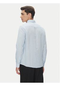 BOSS Koszula H-Roan-Bd-E-C1 50520283 Błękitny Slim Fit. Kolor: niebieski. Materiał: len #5