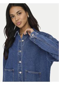 only - ONLY Kurtka jeansowa Lara 15372651 Granatowy Regular Fit. Kolor: niebieski. Materiał: jeans #4
