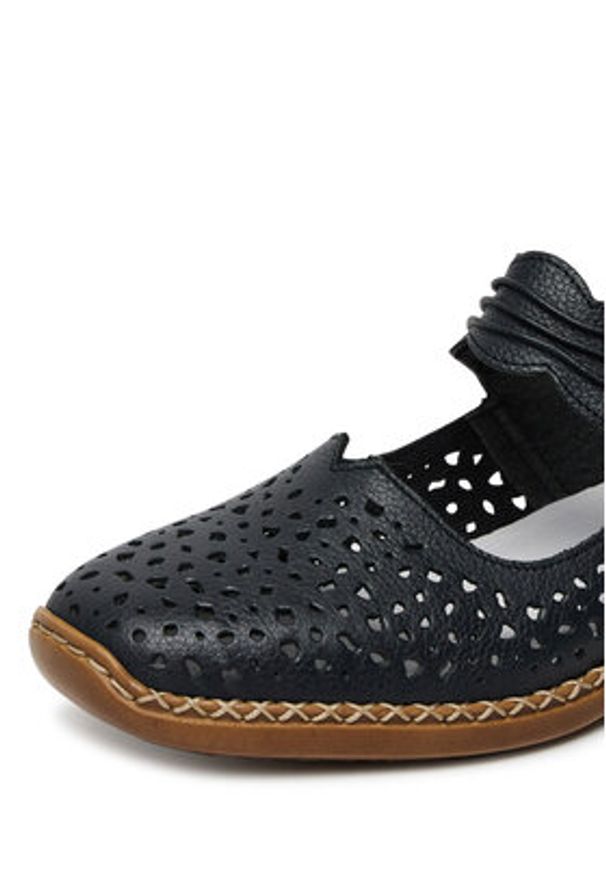 Rieker Półbuty CEO-41399-14 Granatowy. Kolor: niebieski. Materiał: skóra