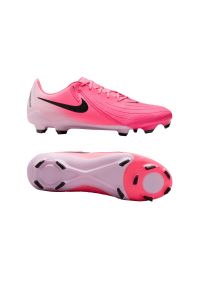 Buty piłkarskie Nike Phantom GX II Academy FG/MG. Kolor: różowy. Sport: piłka nożna