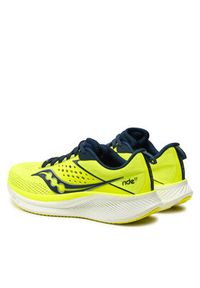 Saucony Buty do biegania Ride 17 S20924 Żółty. Kolor: żółty. Materiał: materiał #5