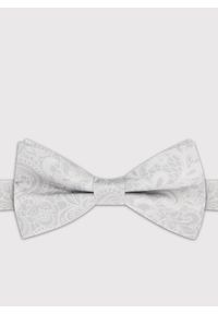 Pako Lorente - PAKO LORENTE - Jedwabna szara mucha męska. Okazja: na ślub cywilny, na wesele, na imprezę. Kolor: szary. Materiał: jedwab. Styl: elegancki #1