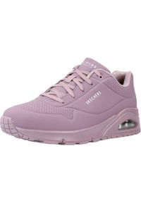 skechers - Buty SKECHERS UNO -STAND ON AIR Fioletowy. Kolor: fioletowy. Model: Skechers Sport. Sport: turystyka piesza