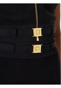 Elisabetta Franchi Top TK-71S-61E2-V270 Czarny Regular Fit. Kolor: czarny. Materiał: wiskoza #4