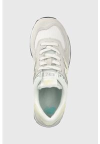 New Balance sneakersy WL574VL2 kolor szary. Nosek buta: okrągły. Zapięcie: sznurówki. Kolor: szary. Materiał: guma. Model: New Balance 574