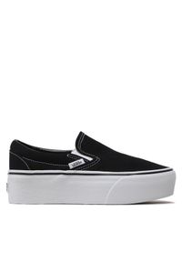 Vans Tenisówki Classic Slip-On VN0A7Q5RBMX1 Czarny. Zapięcie: bez zapięcia. Kolor: czarny. Materiał: materiał #1