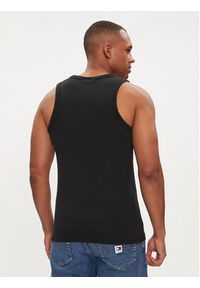 Calvin Klein Jeans Tank top Badge J30J325220 Czarny Slim Fit. Kolor: czarny. Materiał: bawełna