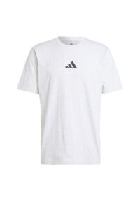Adidas - Koszulka Codes Photoreal Graphic. Kolor: szary. Materiał: bawełna