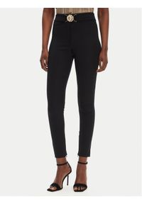 Babylon Spodnie materiałowe S00562 Czarny Regular Fit. Kolor: czarny. Materiał: syntetyk