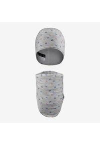 WEDZE - Czapka i komin dla dzieci Wedze Kid. Kolor: wielokolorowy. Materiał: bawełna, poliester, materiał, elastan. Sezon: zima. Styl: sportowy #1
