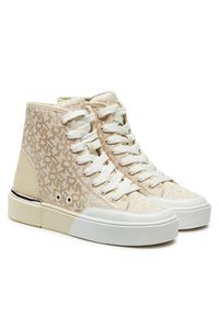 DKNY Sneakersy Bitsy K4497396 Beżowy. Kolor: beżowy. Materiał: skóra #5