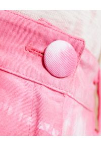 LOVE SHACK FANCY - Różowa spódnica Landen. Kolor: biały. Materiał: bawełna