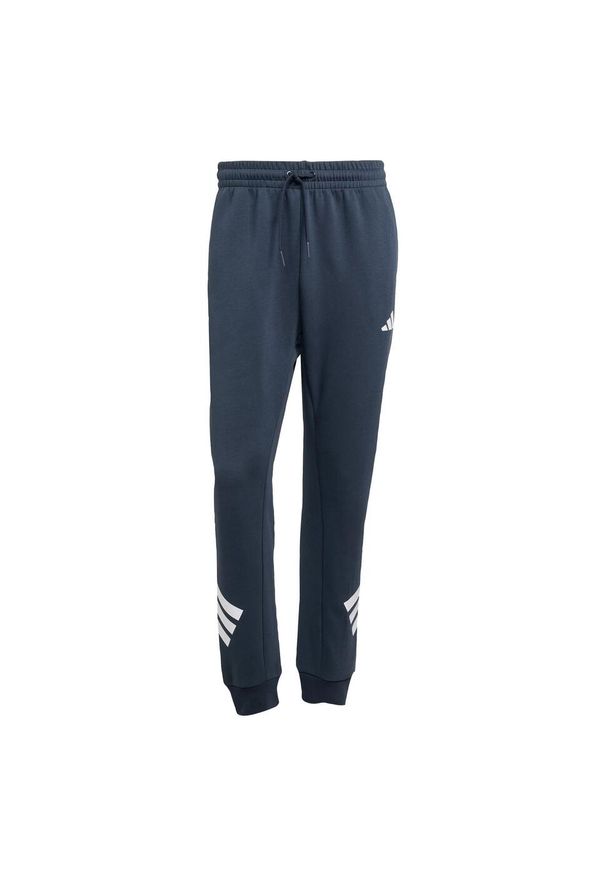 Adidas - Spodnie Future Icons 3-Stripes. Kolor: fioletowy. Materiał: materiał. Sport: fitness
