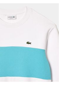 Lacoste Bluza SH1433 Biały Classic Fit. Kolor: biały. Materiał: bawełna #6