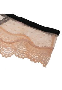 Intica - Majtki koronkowe z wycięciem na co dzień BarbaraAnne. Kolor: beżowy. Materiał: koronka #2