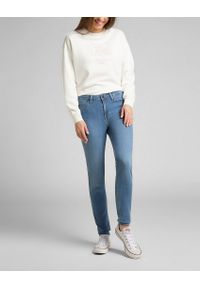 Lee - LEE SCARLETT HIGH DAMSKIE SPODNIE JEANSOWE MID BLUE L626EMXT