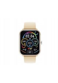 NoName - Smartwatch Forever Smartwatch SW-116 beżowy/różowy. Rodzaj zegarka: smartwatch. Kolor: różowy, beżowy, wielokolorowy #1