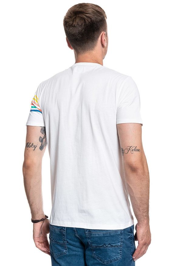 Wrangler - WRANGLER SS RAINBOW TEE OFF WHITE W7F1FK737 112131797