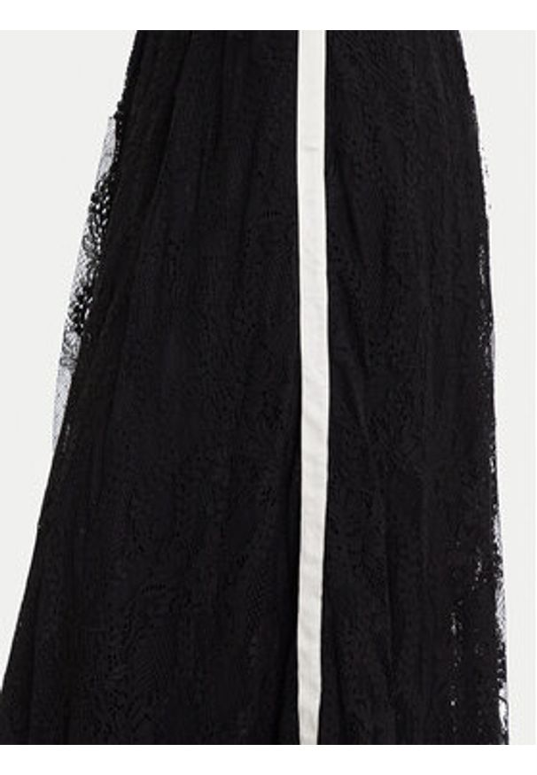Liu Jo Sport Spódnica midi TF5260 J4951 Czarny Regular Fit. Kolor: czarny. Materiał: syntetyk, bawełna. Styl: sportowy