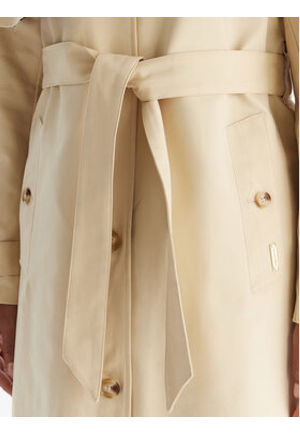 Hunter Trencz Keltie HARW0014251 Beżowy Regular Fit. Kolor: beżowy. Materiał: bawełna