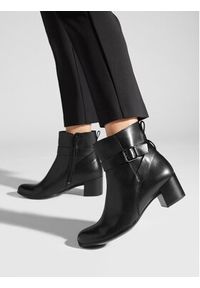 ecco - ECCO Botki Dress Classic 35 20991301001 Czarny. Kolor: czarny. Materiał: skóra #4