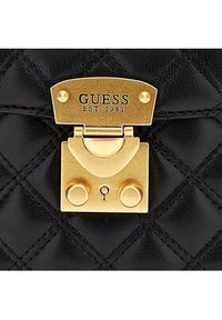 Guess Torebka HWQA87 48770 Czarny. Kolor: czarny. Materiał: skórzane