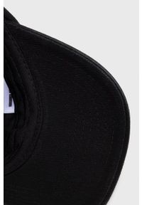 Deus Ex Machina czapka bawełniana kolor czarny z aplikacją. Kolor: czarny. Materiał: bawełna. Wzór: aplikacja #3