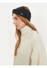 Calvin Klein Opaska materiałowa K60K612591 Czarny. Kolor: czarny. Materiał: wełna, materiał