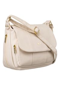 ROVICKY - Listonoszka beżowa Rovicky R-KP-13-A19. Kolor: beżowy. Styl: casual, klasyczny. Rodzaj torebki: na ramię #1