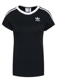 Adidas - adidas T-Shirt adicolor Classics 3-Stripes GN2900 Czarny Regular Fit. Kolor: czarny. Materiał: bawełna #5