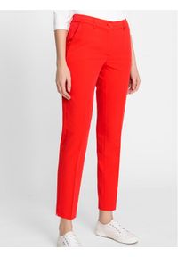 Olsen Spodnie materiałowe 14002065 Czerwony Regular Fit. Kolor: czerwony. Materiał: materiał, syntetyk #1