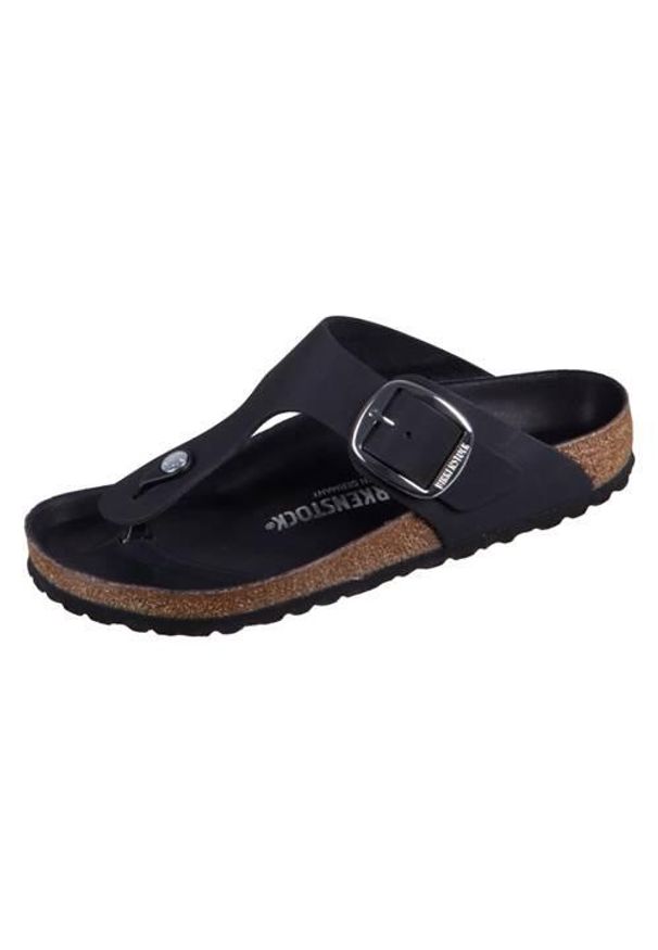 Japonki damskie Birkenstock Gizeh Big Buckle. Kolor: czarny. Materiał: materiał