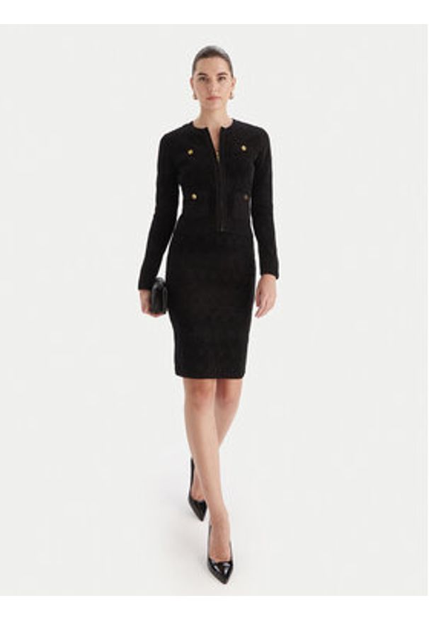 Marciano Guess Kardigan 5BGR06 5661Z Czarny Regular Fit. Kolor: czarny. Materiał: syntetyk
