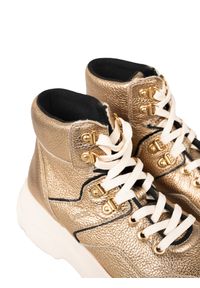 Geox Sneakersy "D Macaone B" | D04HZB000CF | Kobieta | Złoty. Nosek buta: okrągły. Kolor: złoty. Materiał: skóra ekologiczna #3
