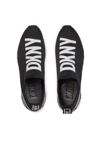 DKNY Sneakersy Abbi Slip On K1457946 Czarny. Zapięcie: bez zapięcia. Kolor: czarny. Materiał: materiał #7