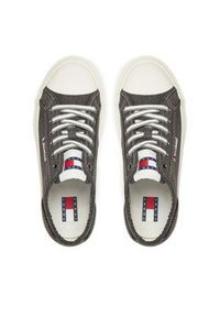 Tommy Jeans Sneakersy Tjw Foxing Flatform Lc EN0EN02736 Czarny. Kolor: czarny. Materiał: materiał #6