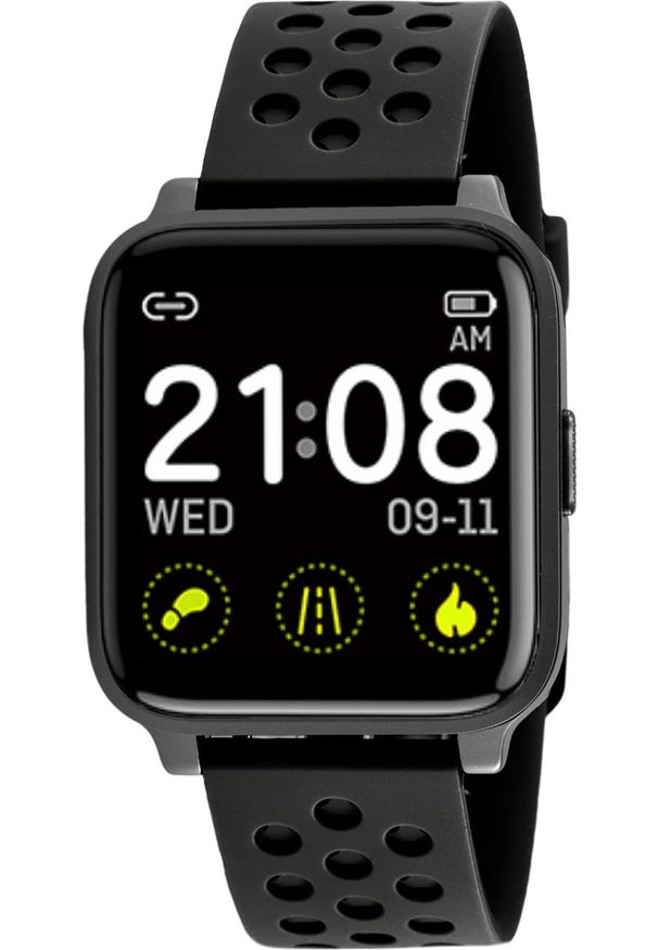 Smartwatch Rubicon X3 Czarny (RNCE58BIBX03AX). Rodzaj zegarka: smartwatch. Kolor: czarny