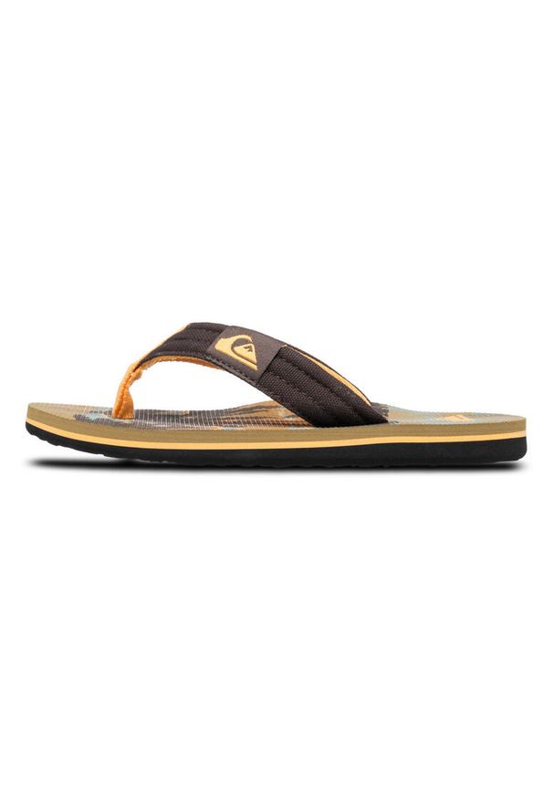 Quiksilver - Sandały dla Chłopcy MOLOKAI LAYBACK Brązowy. Kolor: brązowy. Materiał: bawełna. Sezon: lato