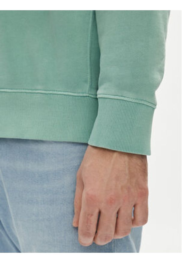 Lee Bluza Plain 112349100 Zielony Regular Fit. Kolor: zielony. Materiał: bawełna