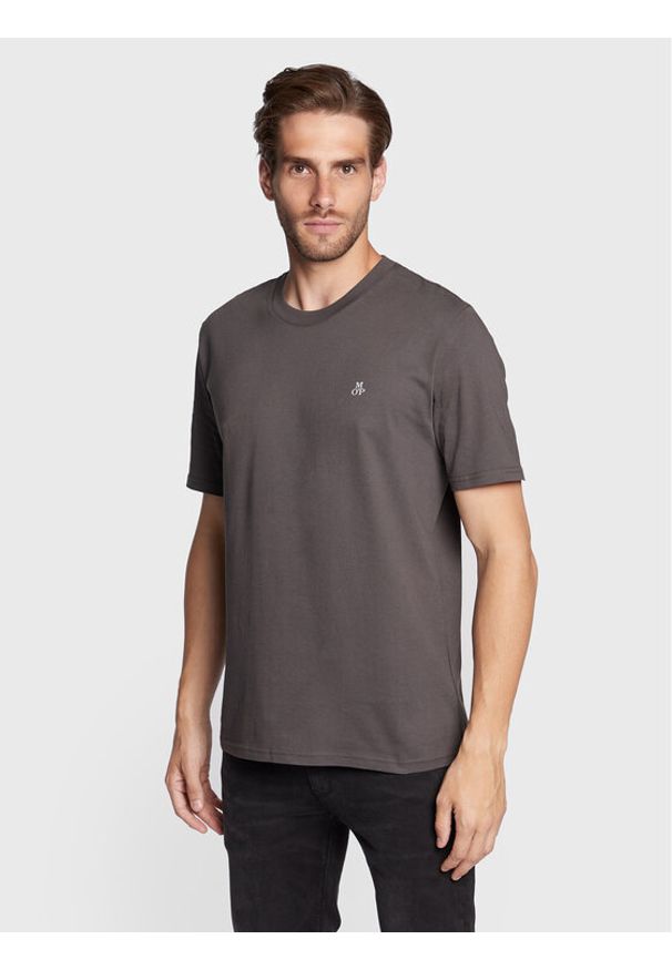 Marc O'Polo T-Shirt B21 2012 51054 Szary Regular Fit. Typ kołnierza: polo. Kolor: szary. Materiał: bawełna