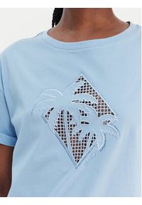 Liu Jo T-Shirt WA6413 JS904 Niebieski Regular Fit. Kolor: niebieski. Materiał: bawełna #4