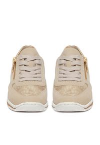 Rieker Sneakersy N5121-60 Beżowy. Kolor: beżowy. Materiał: materiał #2