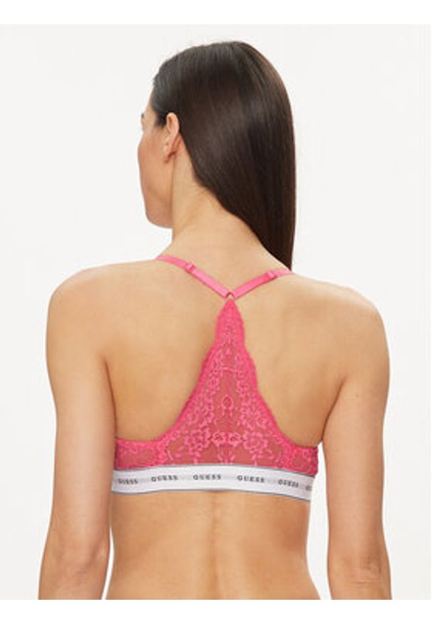 Guess Biustonosz braletka Belle O97C02 KBBT0 Różowy. Kolor: różowy. Materiał: syntetyk