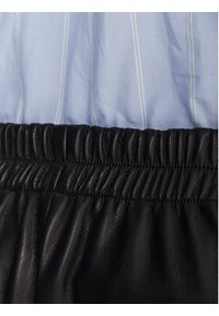 Marella Spodnie z imitacji skóry Anello 2525786062 Czarny Wide Leg. Kolor: czarny. Materiał: skóra #4