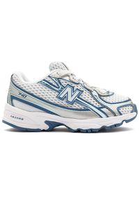 Buty niemowlęce New Balance IZ740LB – niebieskie. Kolor: niebieski. Materiał: materiał, syntetyk. Szerokość cholewki: normalna. Sezon: lato