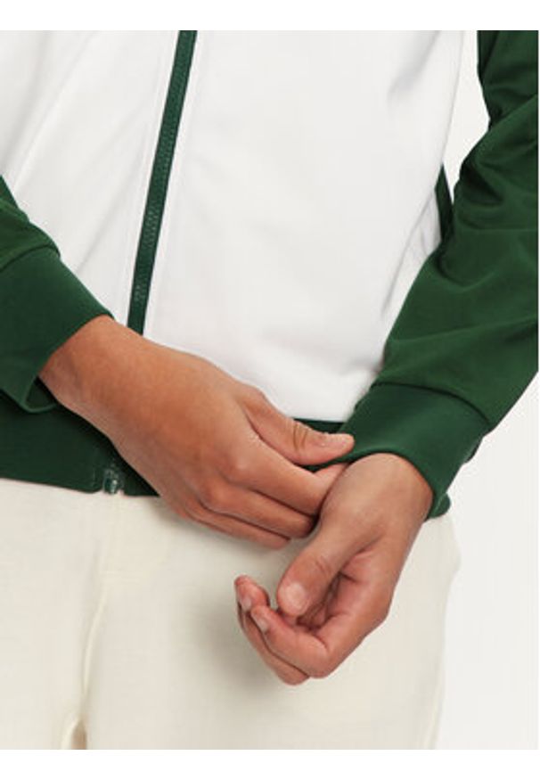 Lacoste Bluza SH2646 Zielony Regular Fit. Kolor: zielony. Materiał: syntetyk