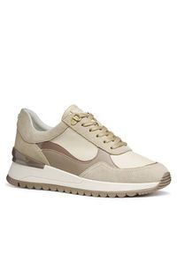 Geox Sneakersy D Desya D5600A 02285 CH61S Beżowy. Kolor: beżowy. Materiał: skóra