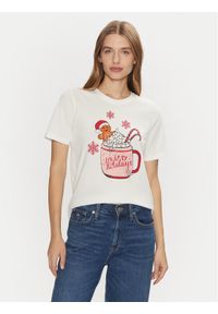 only - ONLY T-Shirt Rosie 15332339 Biały Regular Fit. Kolor: biały. Materiał: bawełna #1