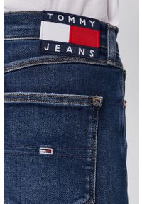 Tommy Jeans Jeansy Melany damskie high waist. Stan: podwyższony. Kolor: niebieski