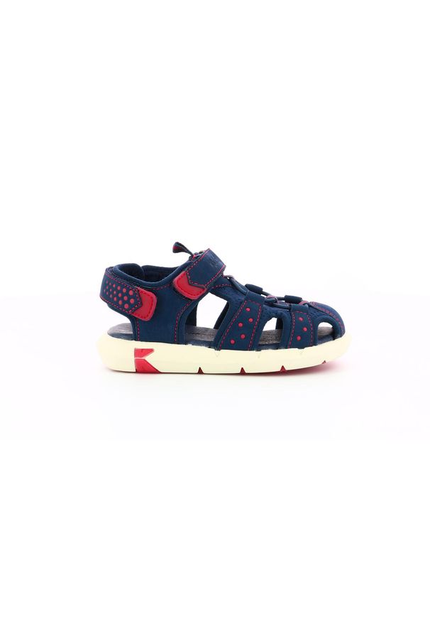 Sandały Kickers Model Jumange Kolor Niebieski. Kolor: niebieski. Materiał: skóra. Styl: sportowy